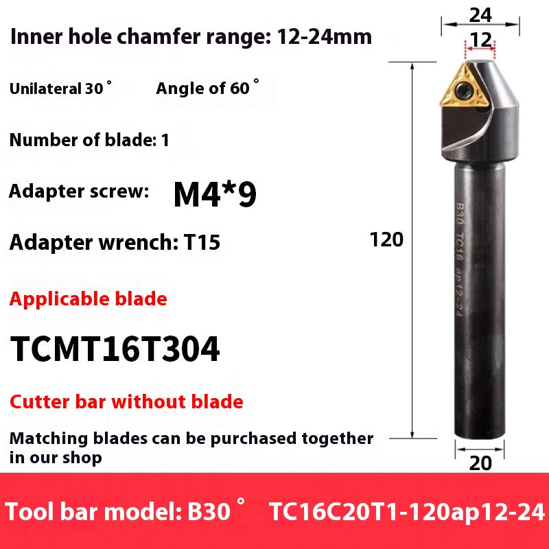6039 Machining center 15 20 25 30 35 40 45 50 55 60 65 70 75 degree chamfering toolholder TCMT Shandong Denso Pricision Tools Co.,Ltd.